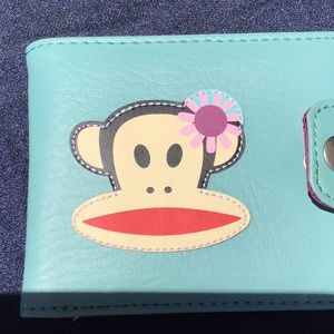 Aqua Blue Paul Frank Wallet